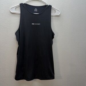 IMG Academy Women's Tank Top Under Armour Athletic Gym Black Sleeveless Top